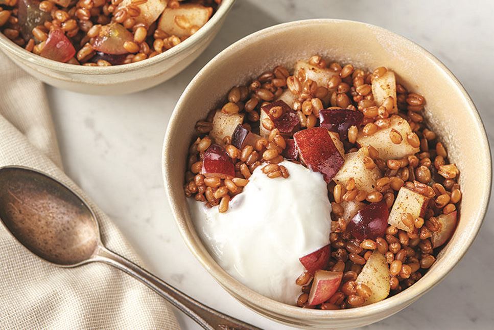 Sweet Wheat Berry Breakfast