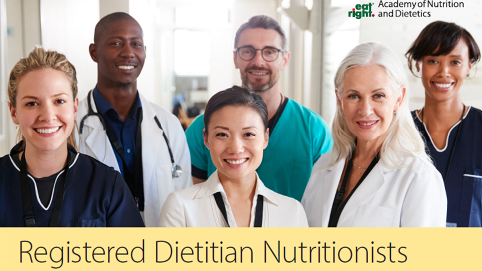 RDNs Optimizing Health through Food and Nutrition flyer